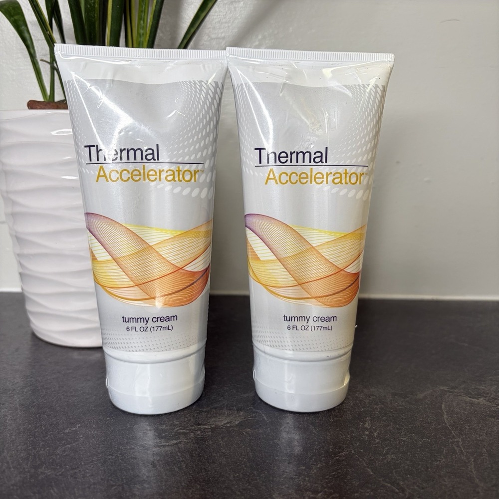 Thermal Accelerator Tummy Cream Skin Firming 6 oz SEALED Lot of 2
